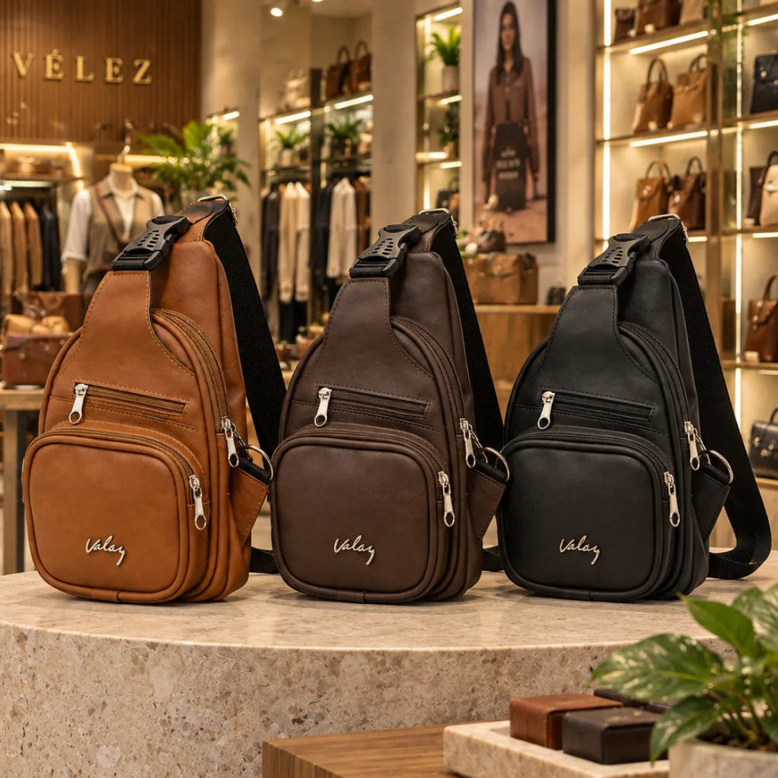 Bolso Cruzado Vélez Antirobo